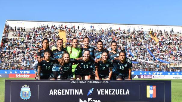 La Selección Argentina femenina goleó a Venezuela en la fecha FIFA previa al Mundial