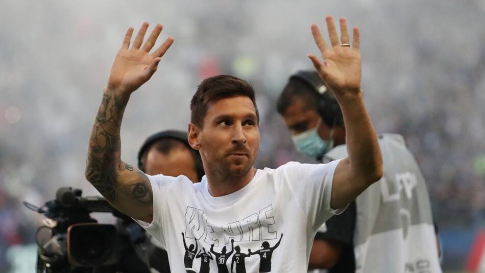 Lionel Messi, presentación ante hinchas del PSG, Reuters