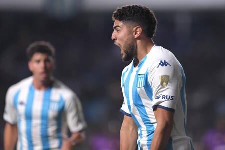 Racing vs Aucas, Copa Libertadores. Foto: Télam