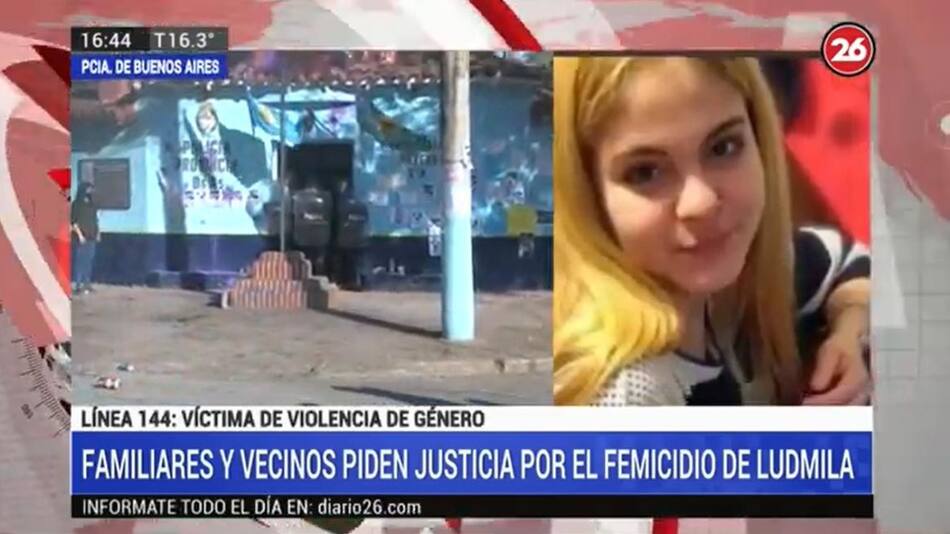 Tensión en Moreno, familiares y amigos exigen Justicia por femicidio de Ludmila, Canal 26