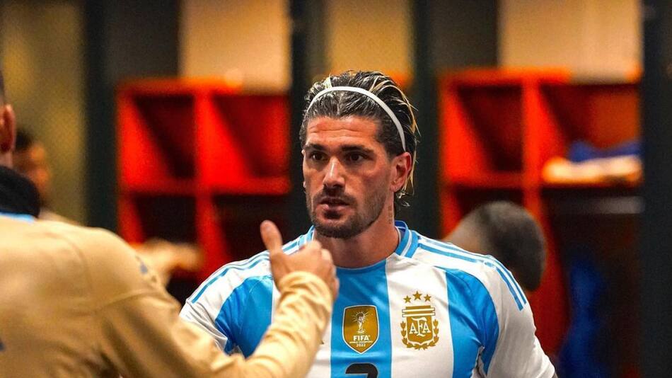 El nuevo look de Rodrigo De Paul. Foto Instagram.
