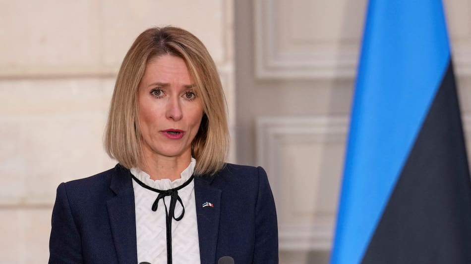 Kaja Kallas, primera ministra de Estonia. Foto: REUTERS.