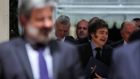 Javier Milei en Estados Unidos. Foto: Reuters.