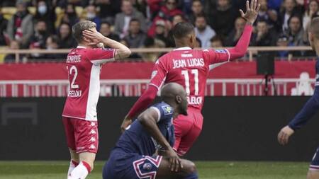 PSG vs. Mónaco, fútbol francés, NA