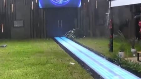 Temporal en la casa de Gran Hermano. Foto: captura Telefe.