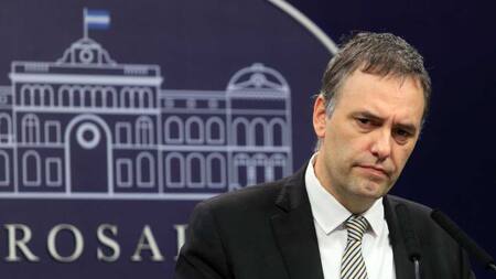 Manuel Adorni, vocero presidencial. Foto: NA