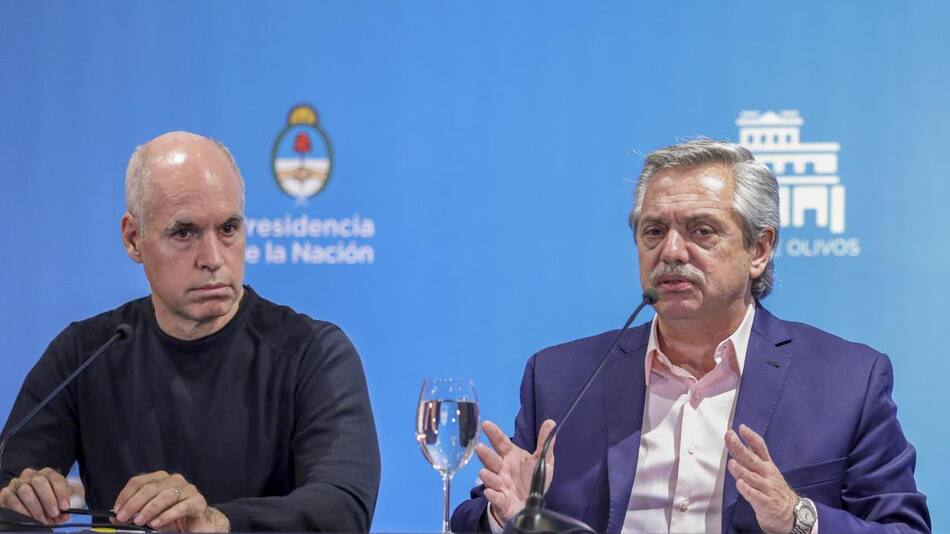 Alberto Fernández y Rodríguez Larreta, NA