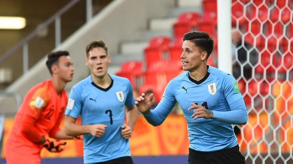Mundial Sub 20: Uruguay venció a Nueva Zelanda y es primero de su grupo