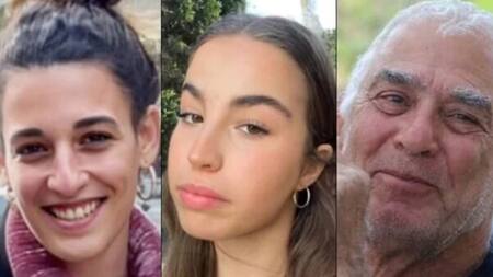 Arbel Yehoud, Agam Berger y Gadi Moshe Mozes serán liberados este fin de semana. Foto: gentileza Times of Israel