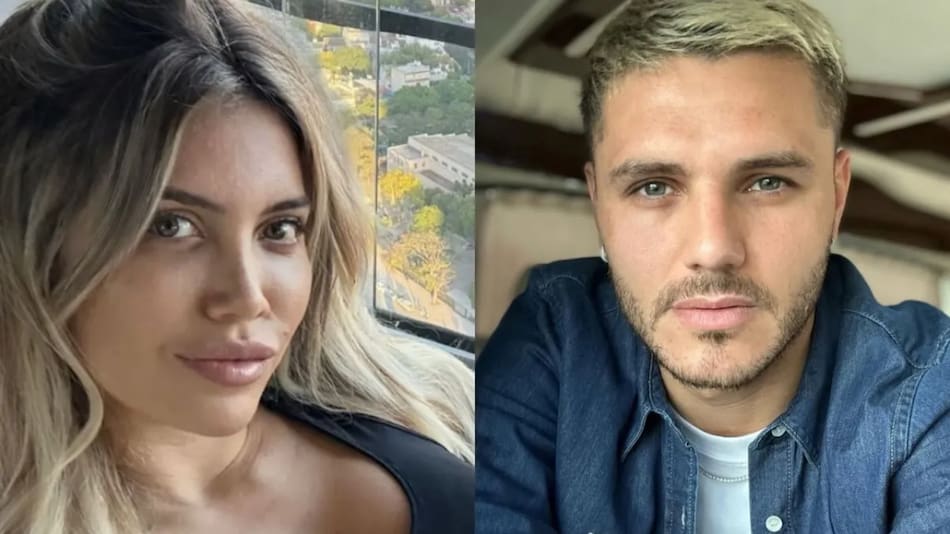 Wanda Nara y Mauro Icardi. Foto: NA