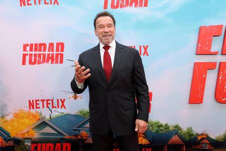 Arnold Schwarzenegger en la premiere de