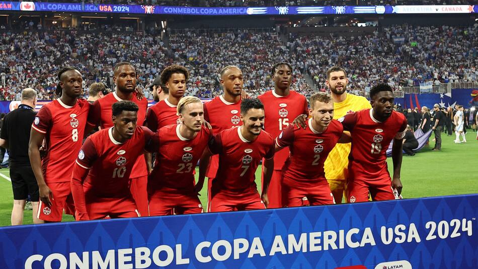 La Selección de Canadá en la Copa América 2024. Foto: Reuters.