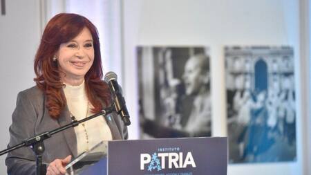 Cristina Kirchner, en el Instituto Patria