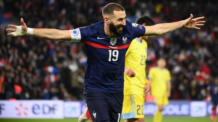 Karim Benzema; selección de Francia. Foto: NA.