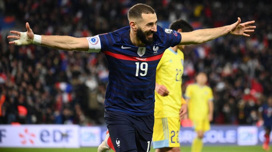 Karim Benzema; selección de Francia. Foto: NA.