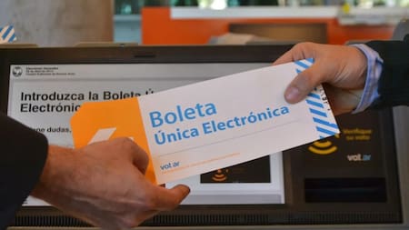 Voto electrónico en la Ciudad. Foto: NA