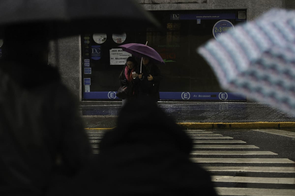 Clima, lluvias, tormentas. Foto: NA.