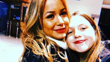 Karina, la princesita y su hija Sol Cwirkaluk