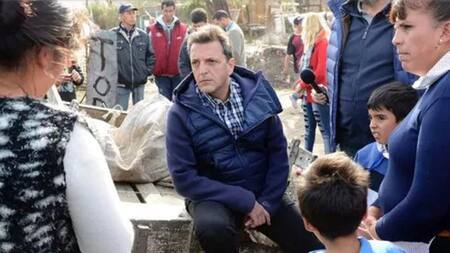 Massa en San Martín