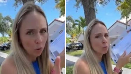 Nuria Calvo, la influencer española que develó cuánto paga de luz y agua en Estados Unidos. Foto: Captura de pantalla.