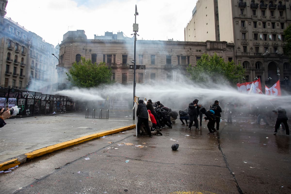 Incidentes en la 5° Marcha Federal Universitaria.