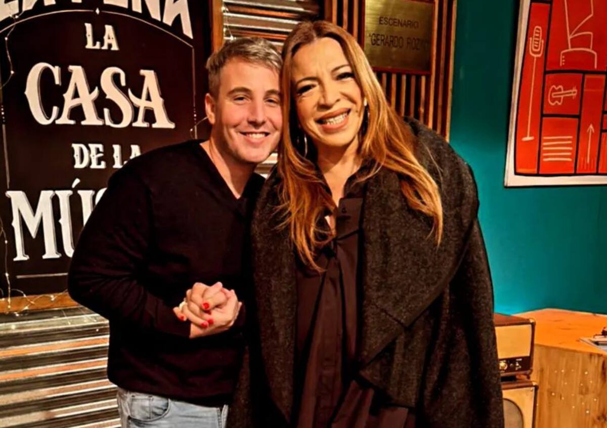 Lizy Tagliani y Sebastián Nebot. Foto: Instsgram.