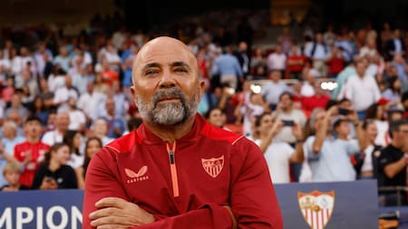 Jorge Sampaoli, director técnico. Foto: NA