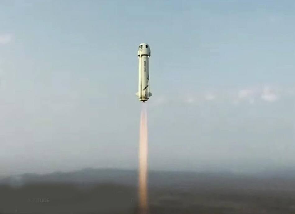 Histórico vuelo, el magnate Jeff Bezos viajó con éxito al espacio, Reuters