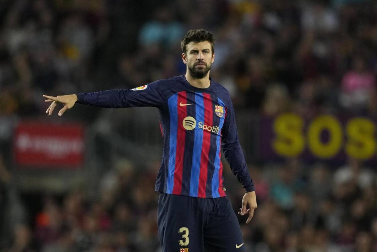 Gerard Piqué vs. Villarreal. Foto: EFE.