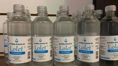 Alcohol etílico, Anmat