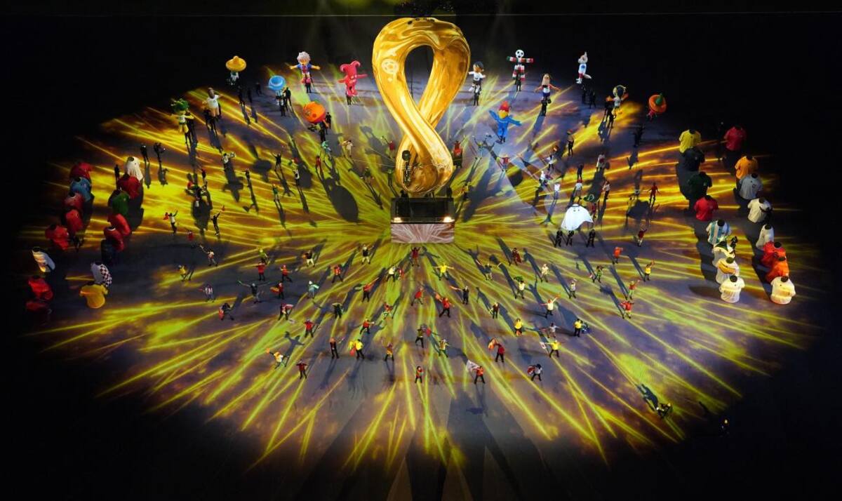 Fiesta inauguración del Mundial Qatar 2022. Foto: Reuters.