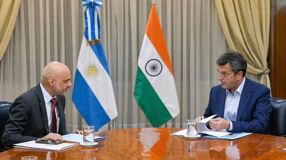 Sergio Massa, Gobierno, embajador de la India, NA