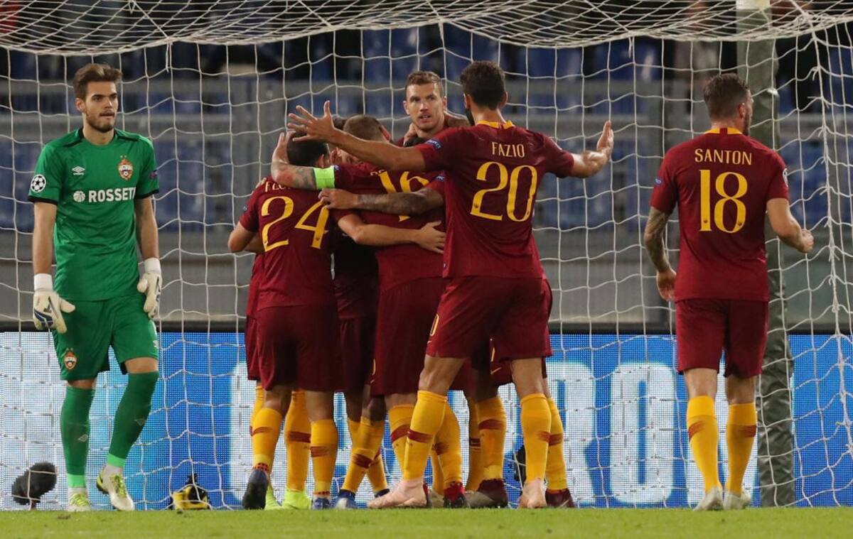 Champions League, Roma vs. CSKA, Fútbol, Reuters