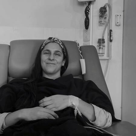 Vanesa Butera en tratamiento. Video: Instagram/vane_butera