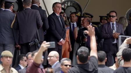 Bolsonaro apareció en un acto por primera vez desde la derrota electoral