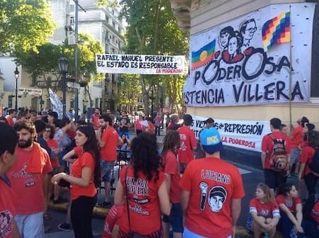 Marcha mapuche asesinado