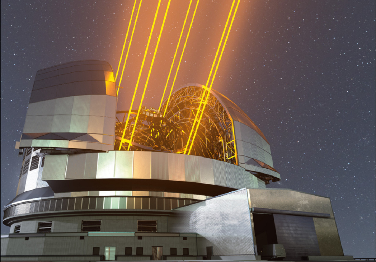 Telescopio Extremadamente Grande (ELT). Foto: European Southern Observatory