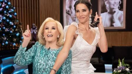 Mirtha Legrand y Juana Viale, foto NA