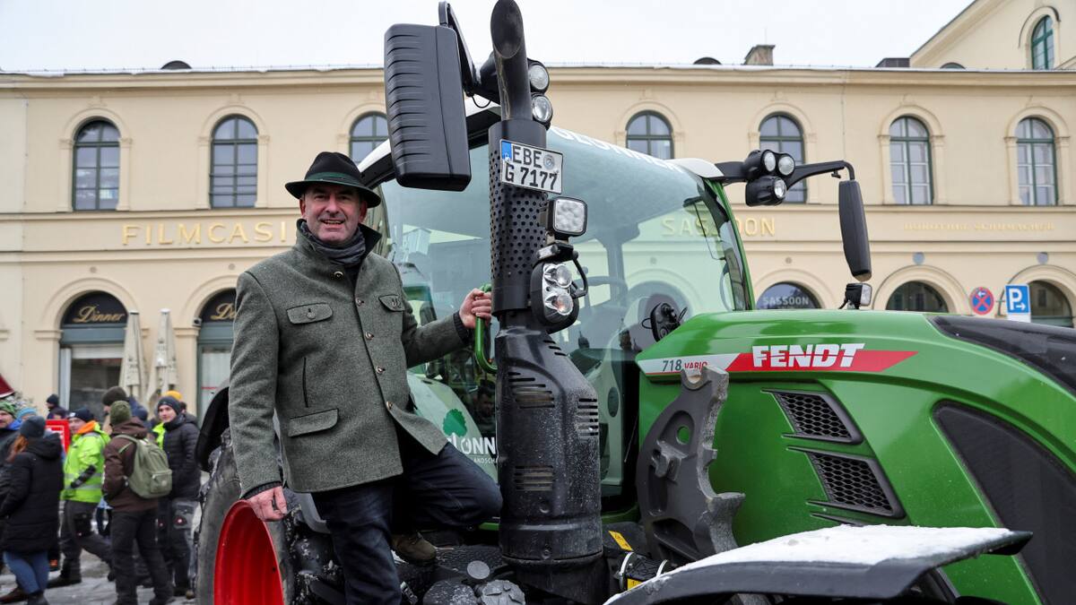 Tractorazo en Alemania. Foto: Reuters.