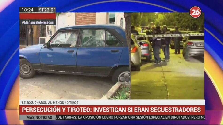 Persecución y detenidos en Villa Insuperable (Canal 26)