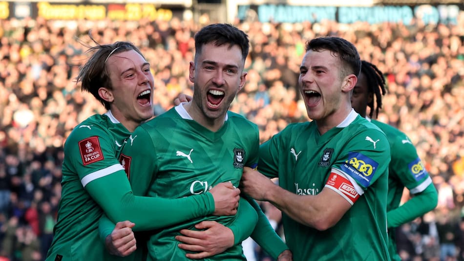 Plymouth Argyle le ganó 1-0 al Liverpool y lo eliminó de la FA Cup. Foto: Reuters/David Klein