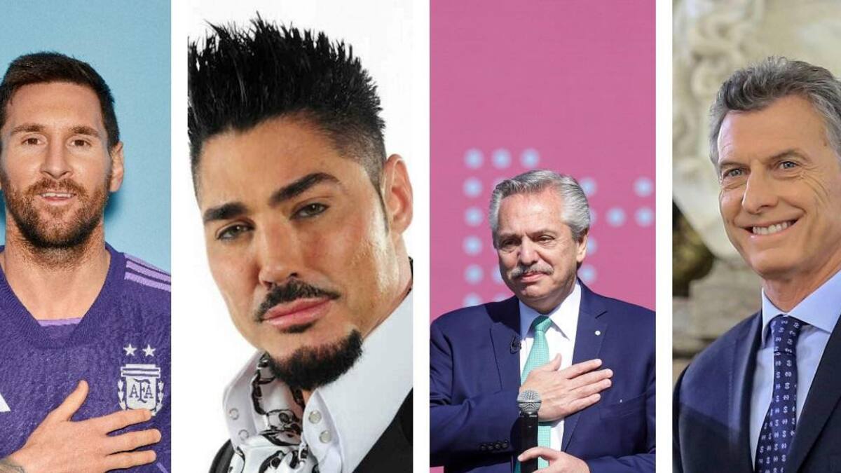 Algunos de personas icónicos que aparecen en el abecedario furor de TikTok. Foto: NA.