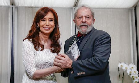 Cristina Kirchner y Lula da Silva. Foto: NA.