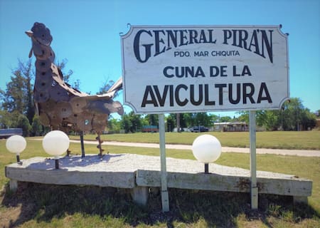 General Pirán, en Buenos Aires. Foto: Prensa Mar Chiquita.