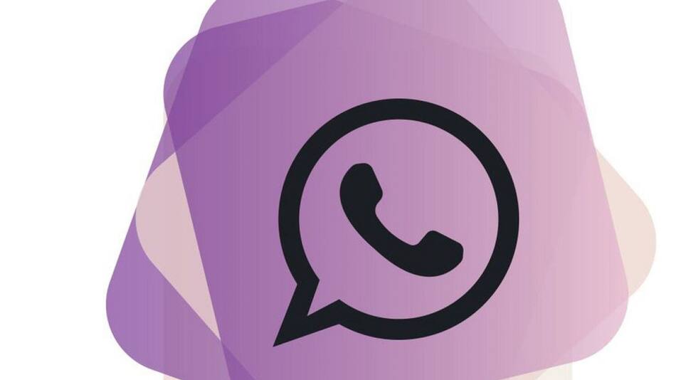 WhatsApp modo violeta. Foto: X.