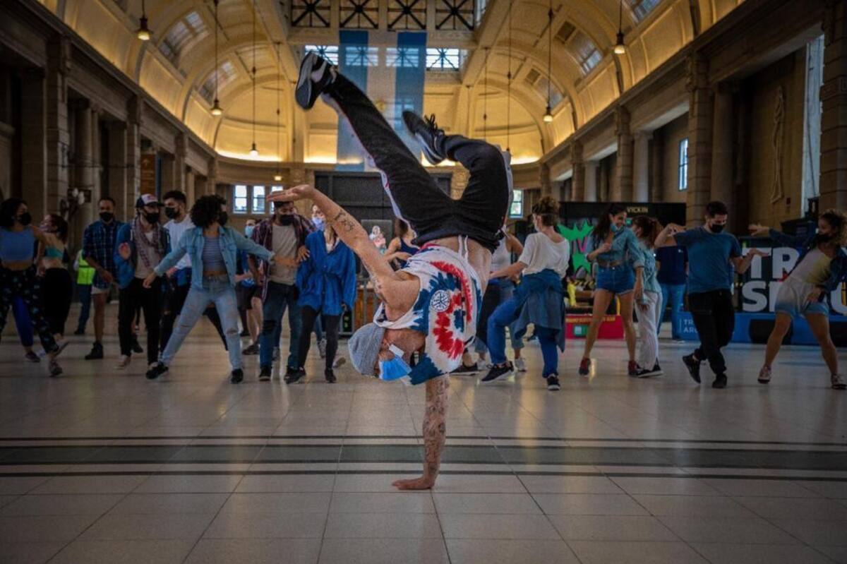 AySA realizó un flashmob en el Día Mundial del Agua