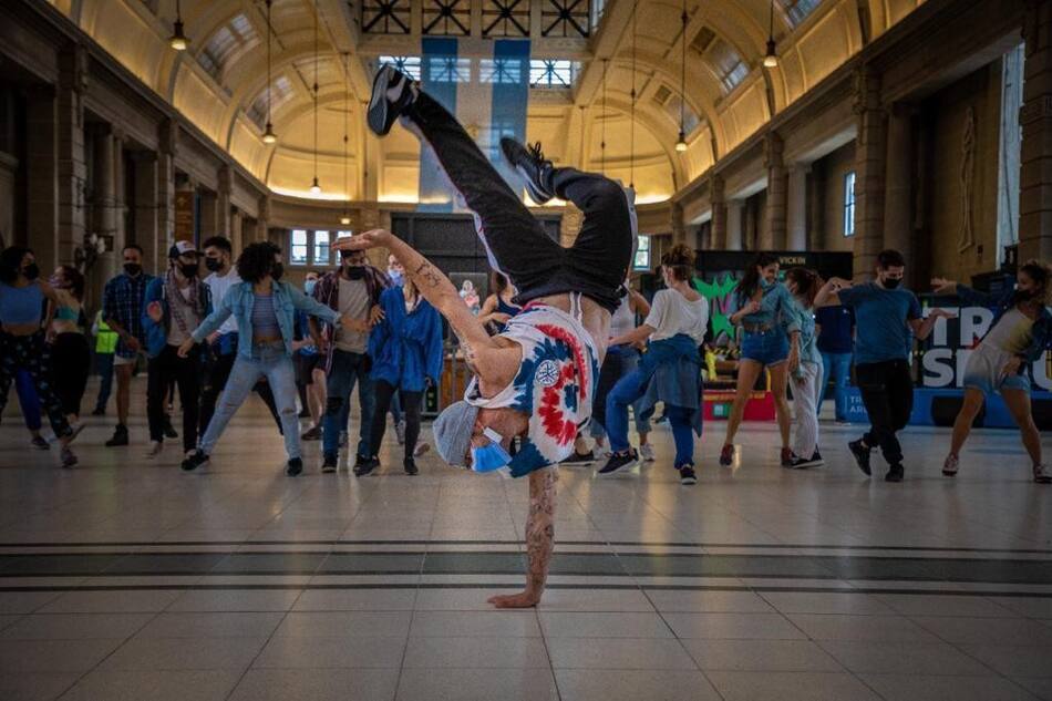 AySA realizó un flashmob en el Día Mundial del Agua