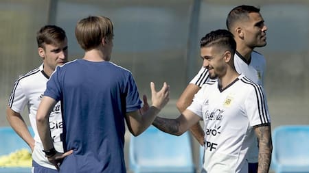 Selección Argentina - Lanzini - Foto NA