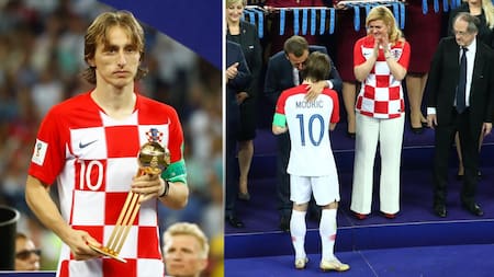 Luka Modric, sucesor de Messi como Mejor Jugador del Mundial Rusia 2018 (Reuters)