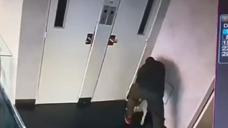 Video de adolescente maltratando a su perra. Foto: captura video.